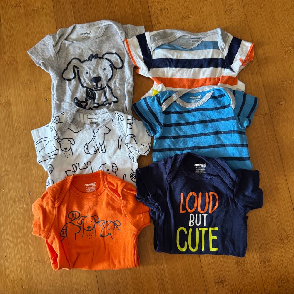 Onesies Brand Baby Boy Clothing Bundle 0-3 months